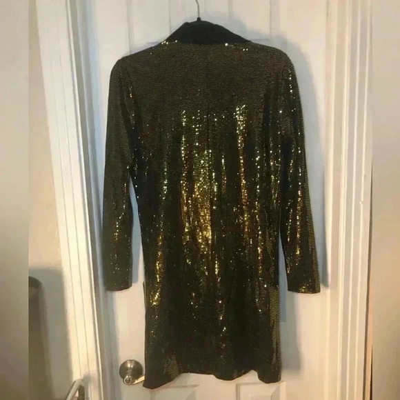 VENUS Women’s Metallic Blazer Mini Dress - Picture 9 of 16